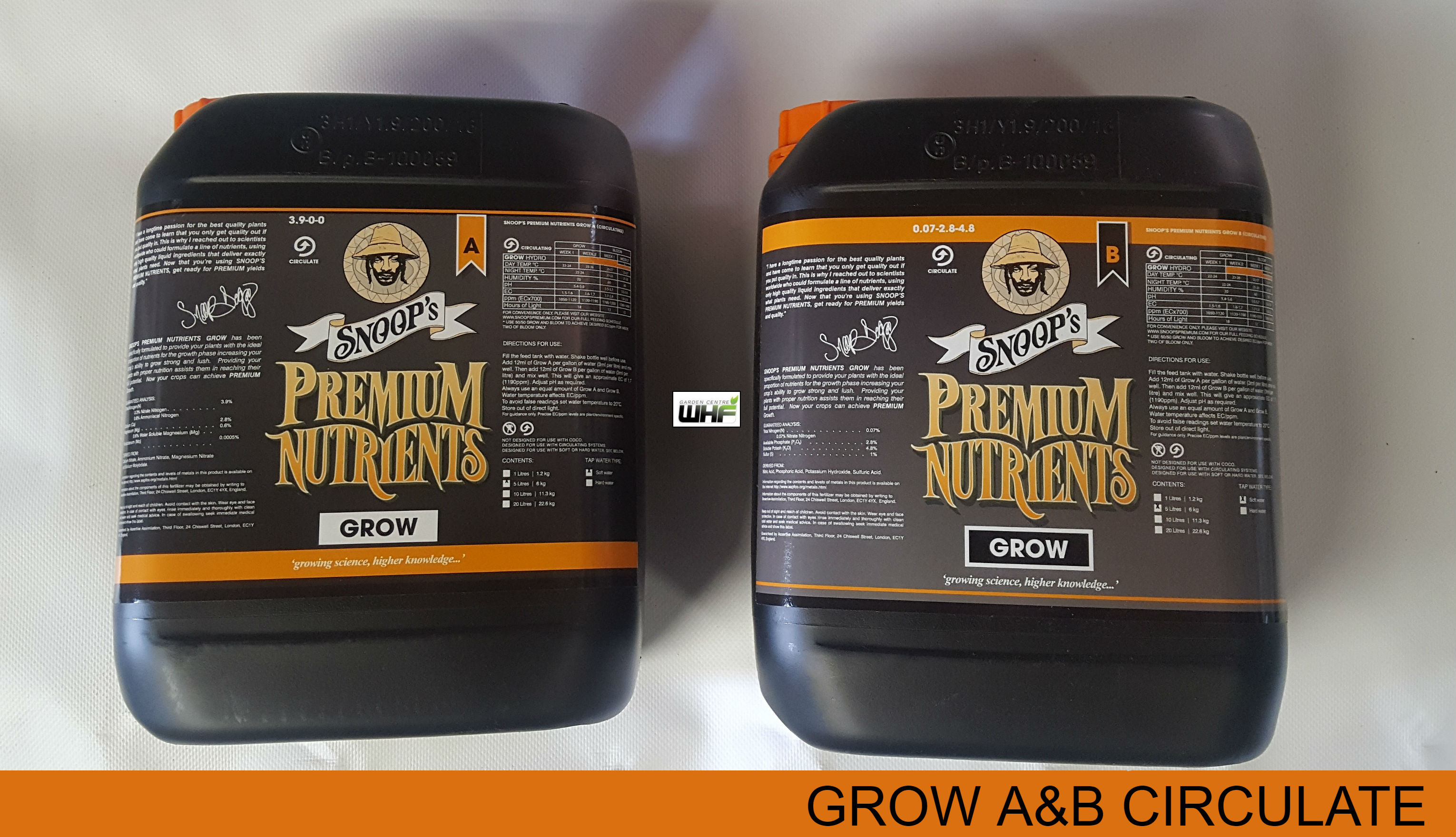 Snoop's A&B Grow 5L Circulate for Hydro